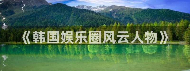 东莞市盛煌平台电子科技有限公司：《韩国娱乐圈风云人物》