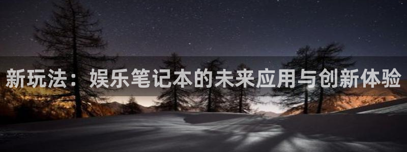 盛煌平台quan28.cc：新玩法：娱乐笔记本的未来应用与创新体验